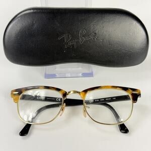 Ray-Ban RB 5154 5494 Clubmaster Eyeglasses Mens Tortoise FRAMES ONLY 49mm